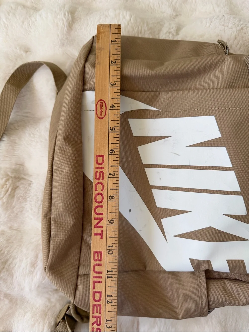 Nike Elemental Backpack In Driftwood Brown Center Swoosh